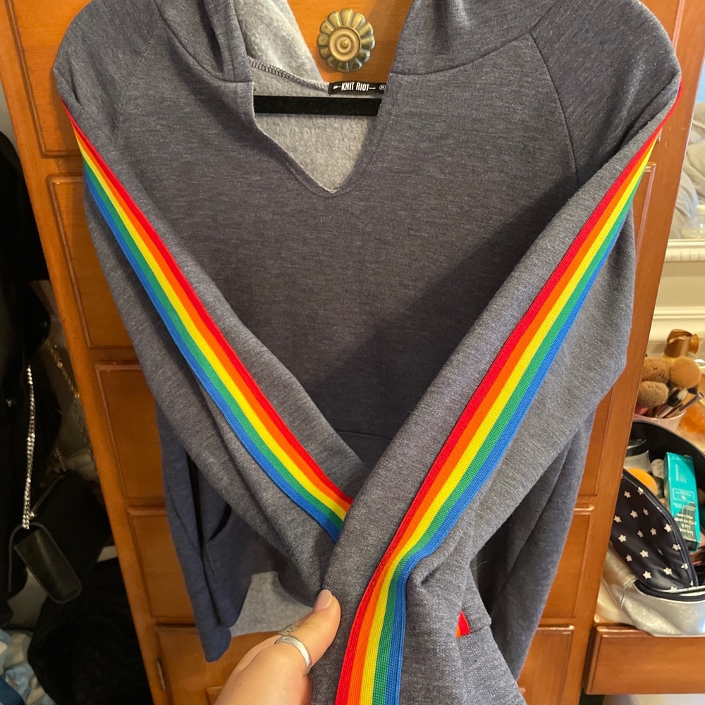 Knit riot sweatshirt